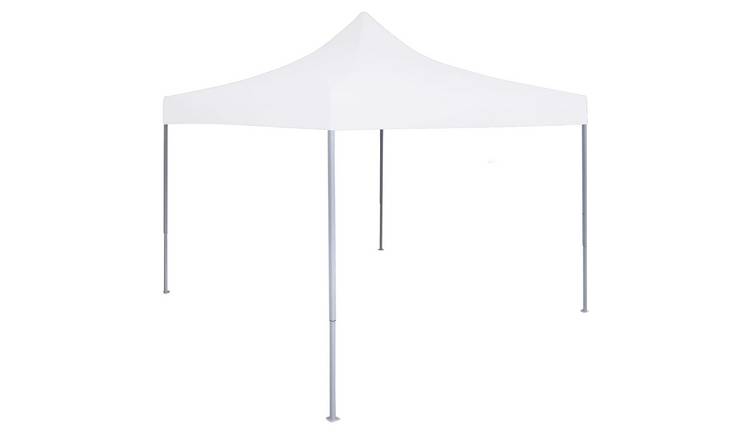 Walplus 3 x 3 m Professional Steel Folding Party Tent - White