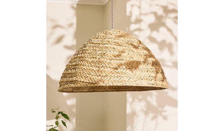 Dibor Seagrass Dome Ceiling Shade - Natural