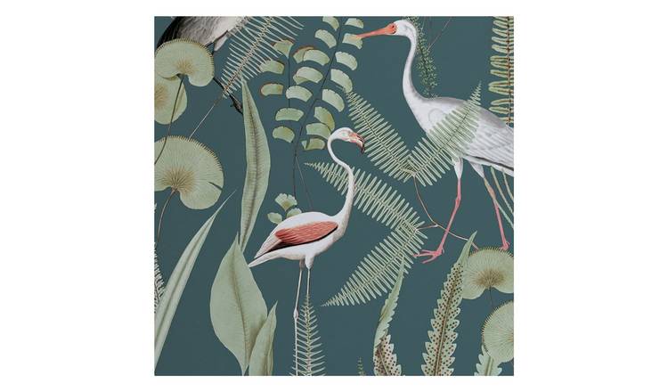 Muriva Eden Collection Kivu Wallpaper - Green