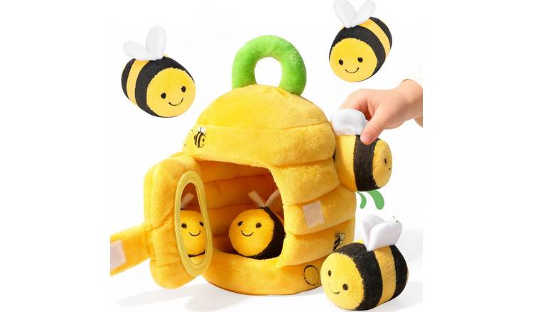 deAO Honeybee Soft Plush Playset - Yellow