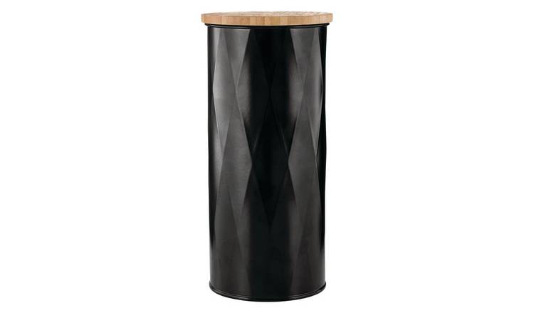 Orsina Rhombus Large Storage Canister – Black