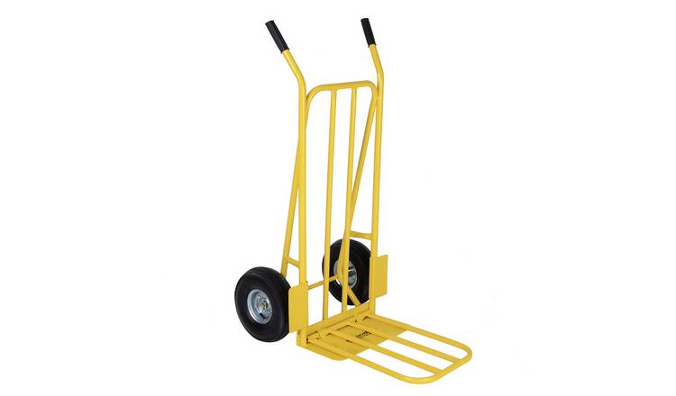 Charles Bentley BULLDOZER PRO Heavy Duty 270kg Sack Truck - Yellow