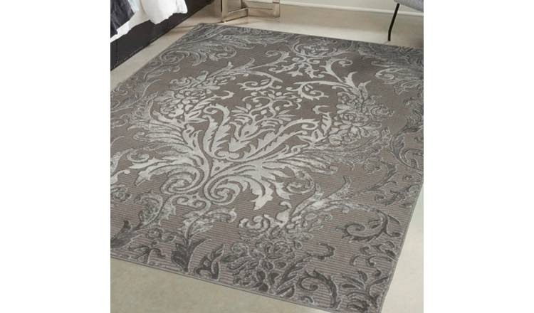 Mega Flooring Grey Modern Abstract Rug - 200 x 290cm