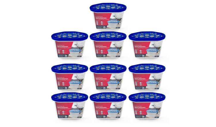 Haltons White 500ml Moisture Absorber Tubs - Pack of 10