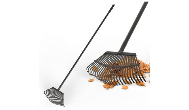 Vivo Technologies Heavy Duty Garden Rake with Adjustable Long Handle - 65 Inch