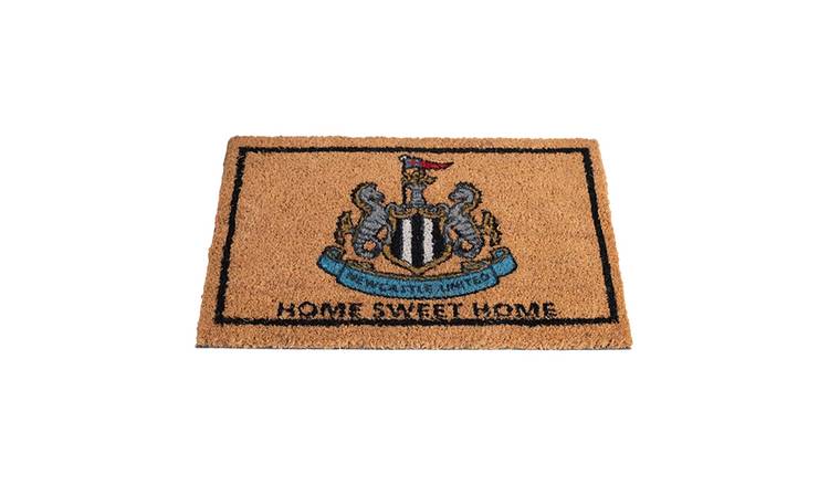 Newcastle United FC Coir Crest Door Mat - Gold