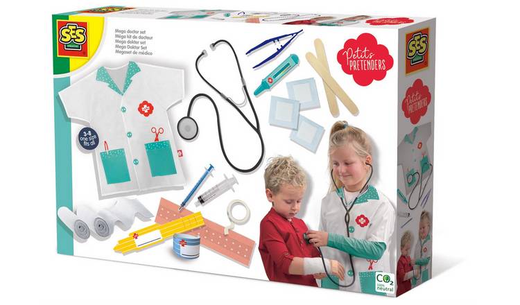 SES Creative Petit Pretenders Mega Doctor Dress Up Costume Set