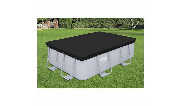 Walplus for 84 cm Pools PVC Pool Cover - Anthracite - 269 x 179 cm
