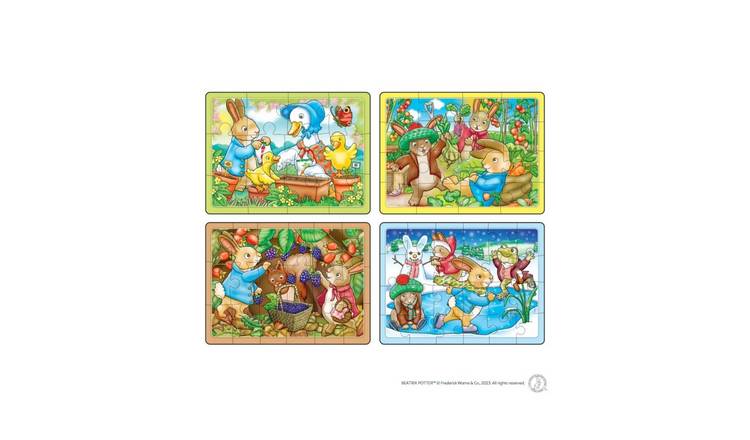 Orchard Toys Peter Rabbit 4-in-a-Box Puzzles