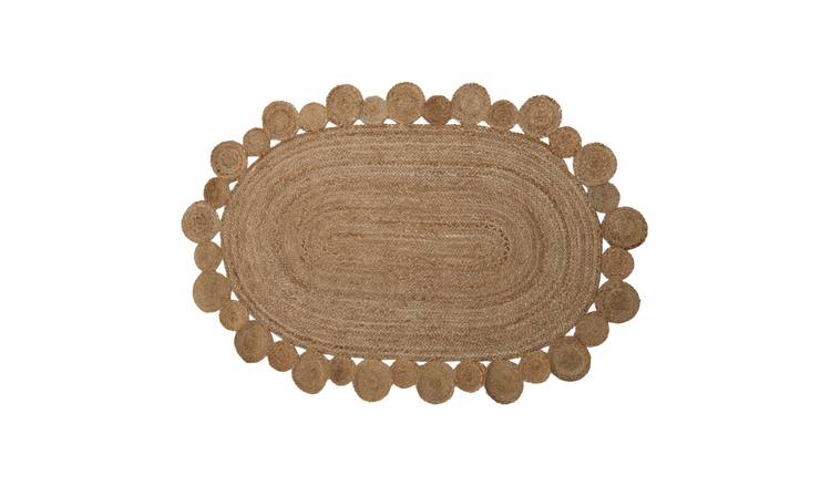 Orsina Brown Bosie Demir Oval Rug - 120 x 170cm