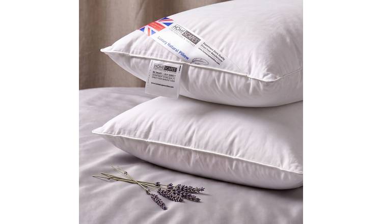 Homescapes Goose Feather and Down Pillow Pair