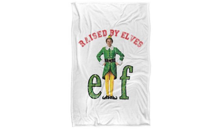 Elf Raised By Elves Soft Touch Christmas Blanket - 152cm x 127cm
