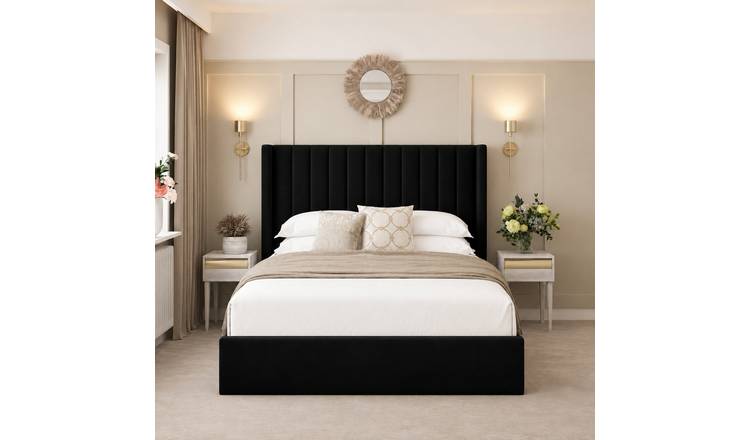 Bed Choices Madison Small Double Bed Frame With 54" Headboard - Black