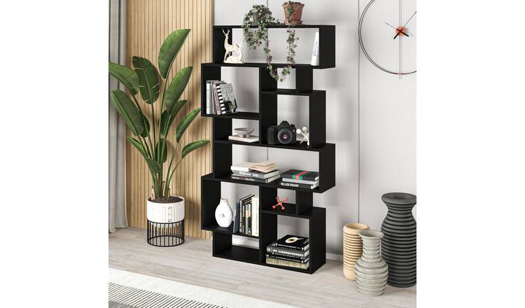 Decortie Karmato Particleboard Shelving Unit - Black