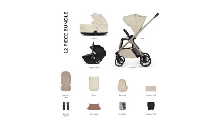Venicci Tila 3-in-1 Travel System - Beige/Sabbia