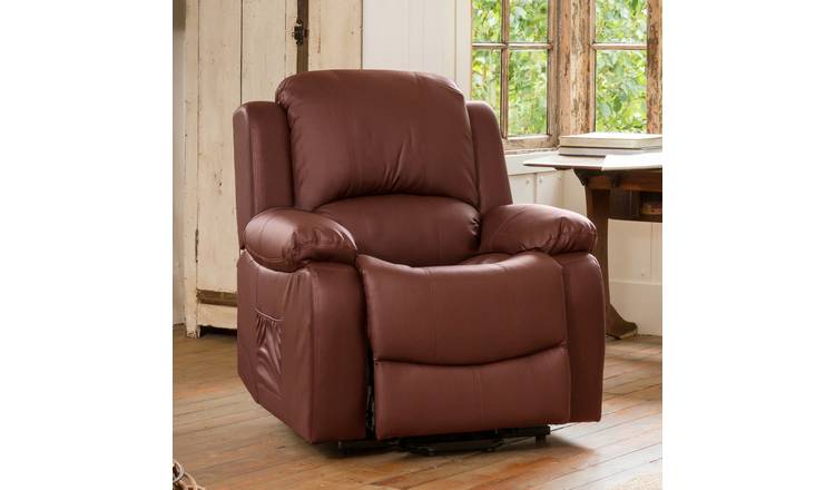 Artemis Home Glendale Manual Recliner Armchair - Burgundy