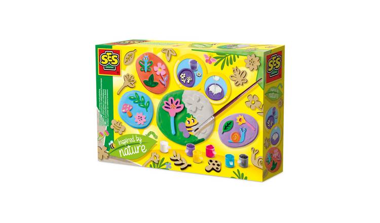 SES Creative Botanical Relief Casting and Painting Craft Set
