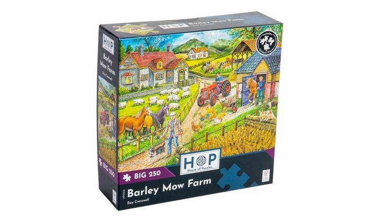 The House of Puzzles Barley Mow Farm BIG 250 Puzzle 3 Years +