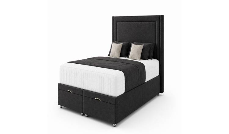 Comfy Deluxe Rio 3ft Single End Lift Ottoman Bed Set - Grey