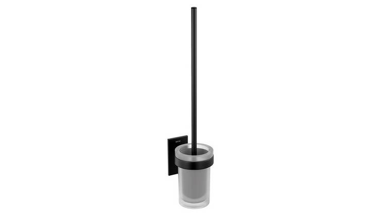 Cosmic Stick Toilet Brush & Holder - Matt Black