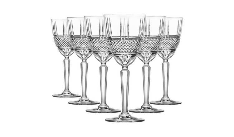 RCR Crystal Brillante Wine Glasses 290ml - Pack of 6