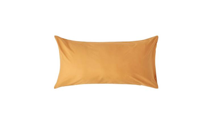 Homescapes Egyptian Cotton Housewife King Size Pillowcase - Mustard