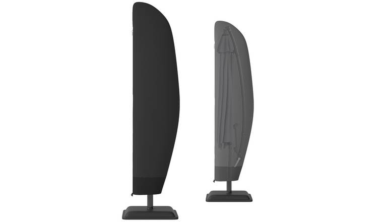 Outsunny Oxford 2-4m Zipped Cantilever Parasol Cover – Black