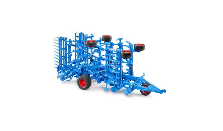 Bruder Lemken Cultivator Koralin 9 Childrens Toy Model - Blue- 1:16