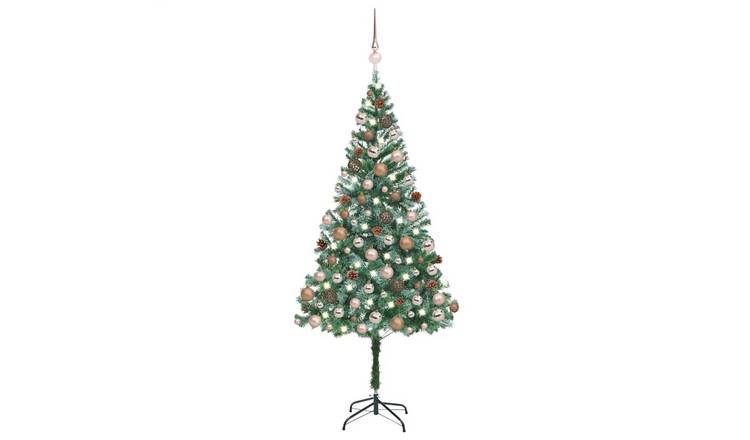 Walplus 150 LED Bulbs Pre-lit Artificial Christmas Tree - Green - 180 cm