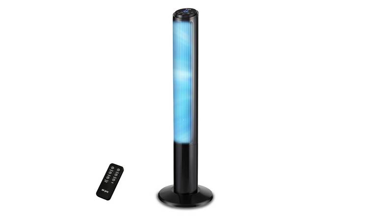 Air Pro 40in Tower Fan SmartVoice Control Fan with 3 Speeds & 15H Timer - Black