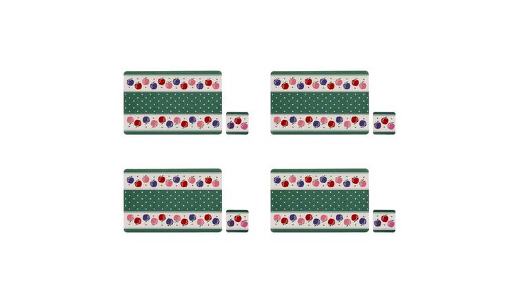 Orsina Set Of 4 Placemats And Coasters - Assorted