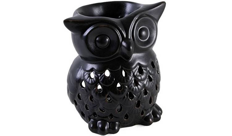 Something Different Black Owl Oil Burner - Black