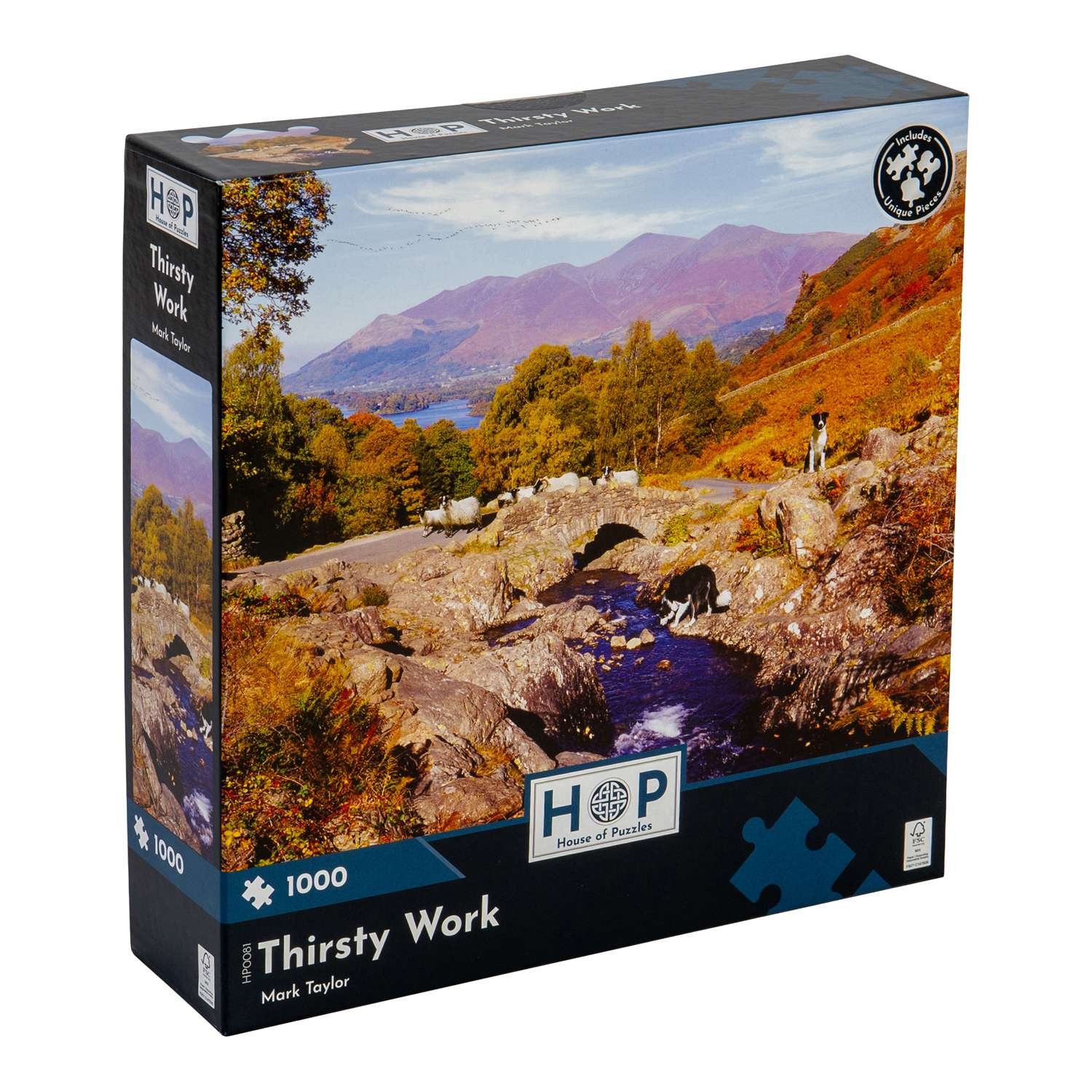 The House of Puzzles Thirsty Work 1000 Piece Puzzle 3 Years + - Image 1