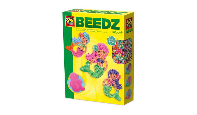 SES Creative Iron On Beads Mermaid Craft Set - Age 5+