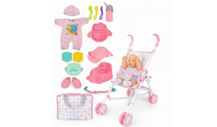 deAO Baby Doll Play Set - Pink