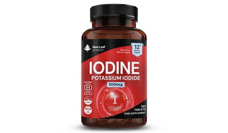 New Leaf Iodine Potassium 500mcg  - 365 Tablets