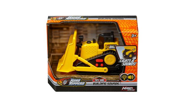 Nikko Rhino Building Sounds Bulldozer Toy Vehicle