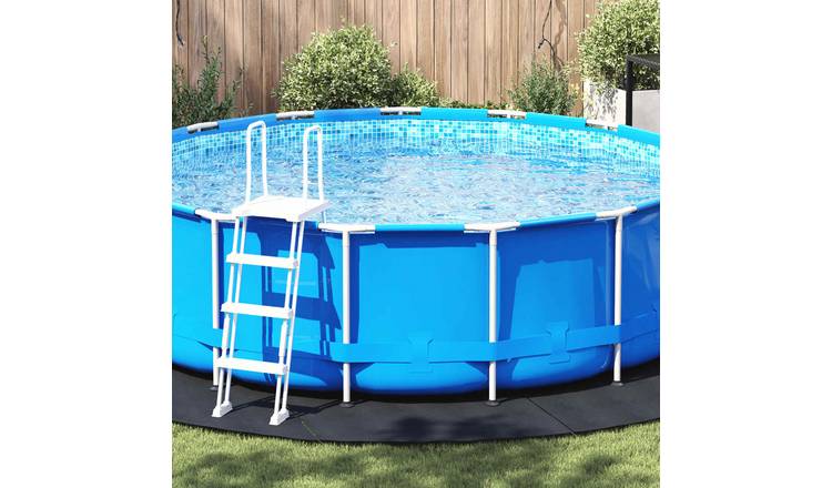 Walplus Pool Ground Cloth - Black - 458 x 458 x 0.1 cm