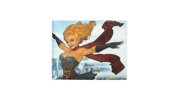 DC Comics Supergirl Adult Unisex Strap Wallet - Blue
