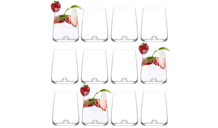 LAV Terra Whiskey Glasses - Clear - Pack of 12