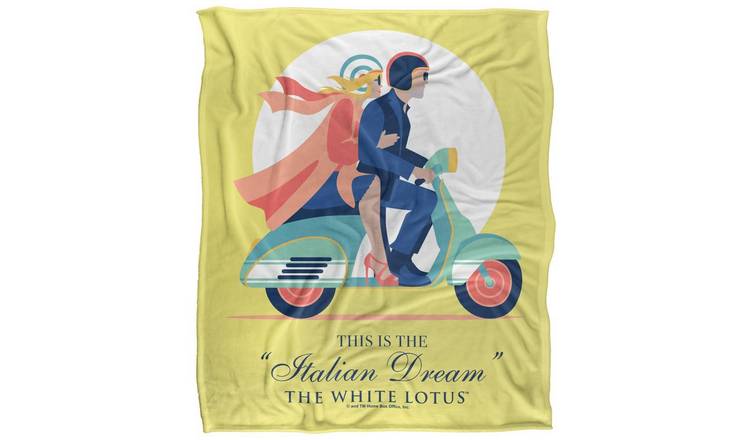 The White Lotus Italian Dream Soft Touch Blanket - 147cm x 91cm