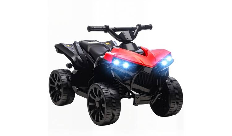 AIYAPLAY 6V 18 to 56 Months LED Music Electric Ride on Car – Black