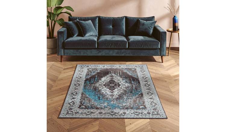 Orsina Blue Bosie Morvi Rug - 120 x 180cm