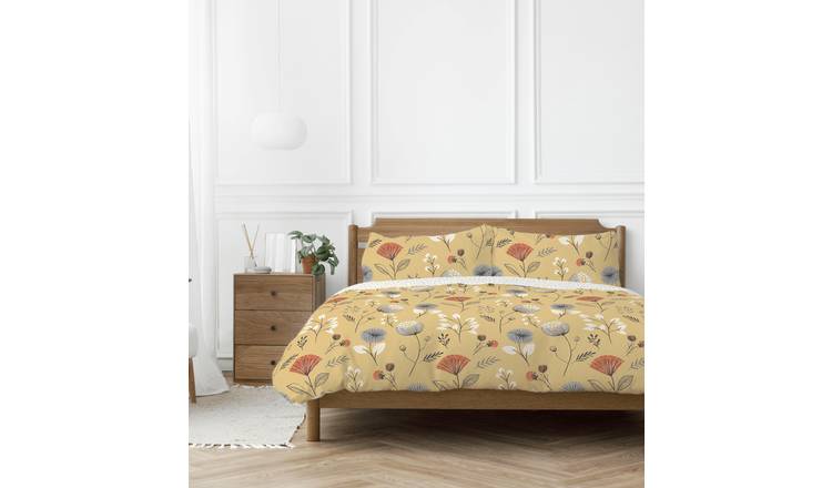 Copenhagen Home Olia Reversible Duvet Set - King - Ochre