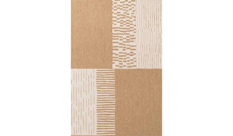 Ted Baker Beige Outdoor Indoor Acacia Geometric Reversible Rug - 160 x 230cm