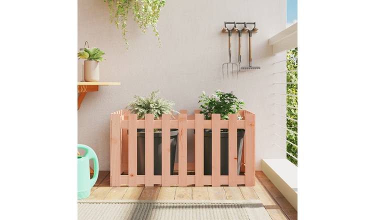 Walplus Wood Raised Garden Bed V2 - 100 x 50 x 50 cm