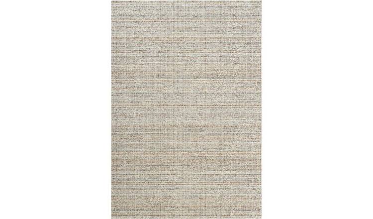 Mega Flooring Brown Modern Striped Rug - 80 x 150cm