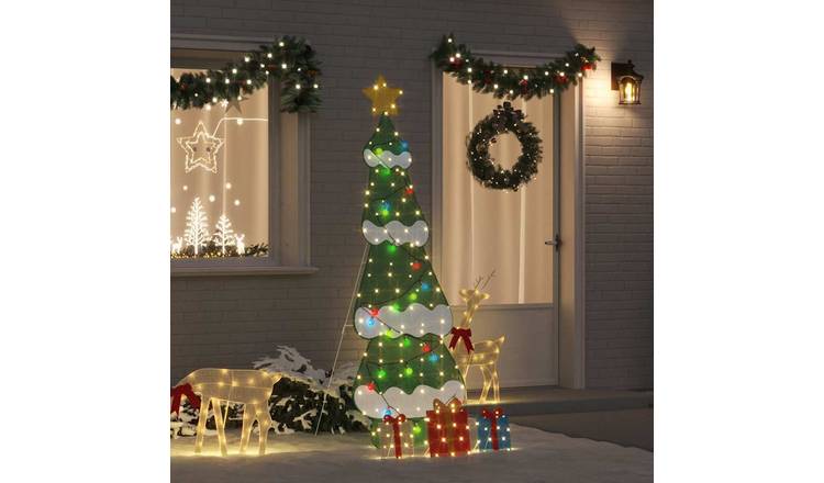 Walplus Steel Artificial Christmas Tree - Multicolour - 70 x 210 cm