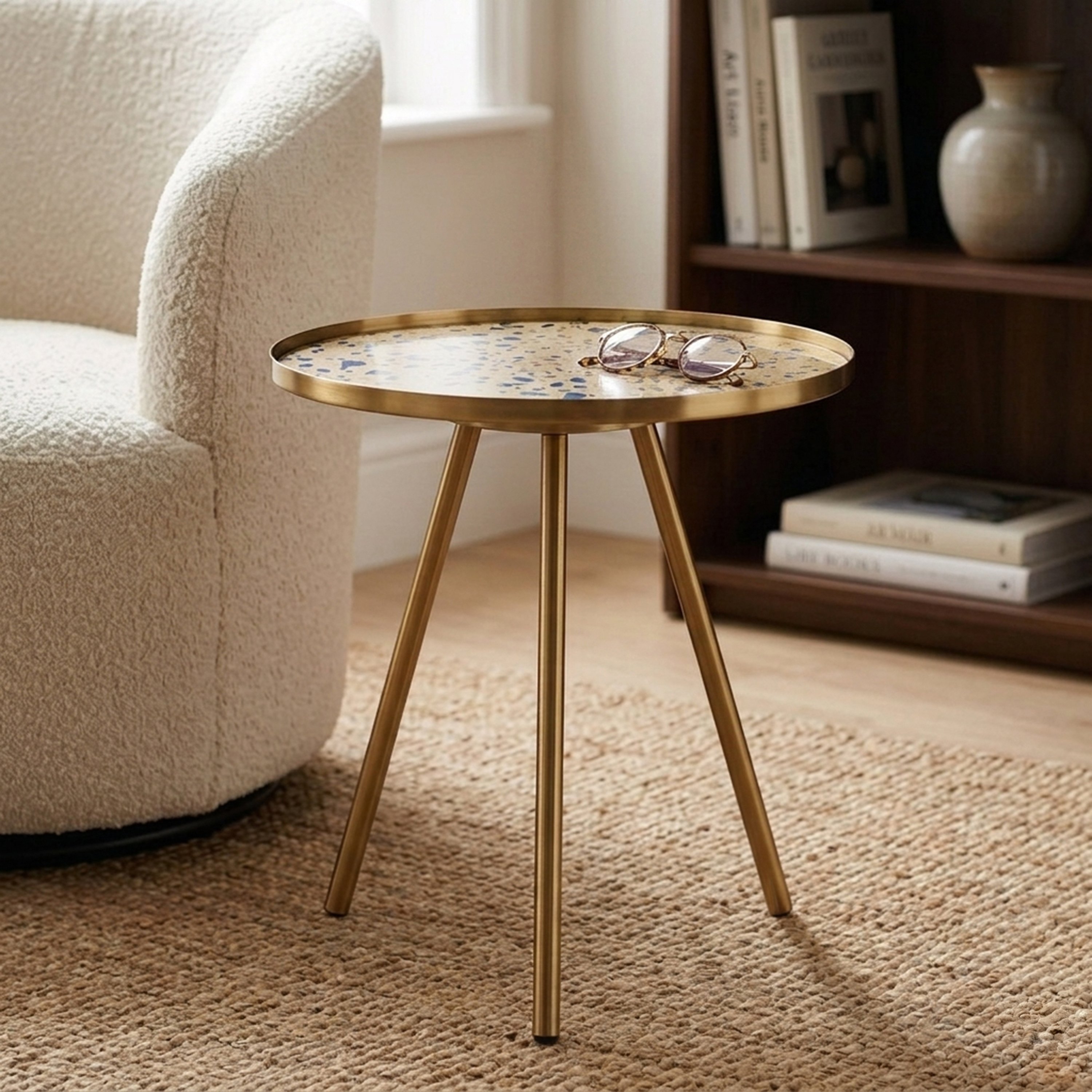 Orsina Corra Side Table – Gold - Image 2
