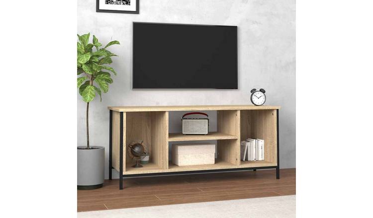 Walplus Engineered Wood TV Unit - Light Oak - 102 x 35 x 45 cm